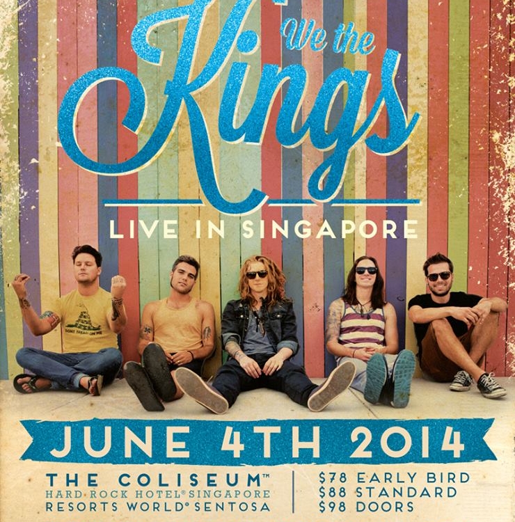 We The Kings Live in Singapore – June 4th 2014